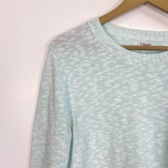 J. Crew Light Blue Knit Crew Neck Sweater - Picture 3 of 8